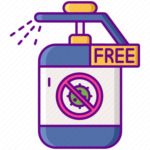 Free, sanitizer, hand icon - Download on Iconfinder