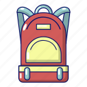 adventure, bag, cartoon, haversack, object, sack, schoolbag