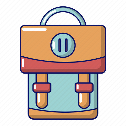 Adventure, backpack, bag, cartoon, haversack, luggage, object icon - Download on Iconfinder