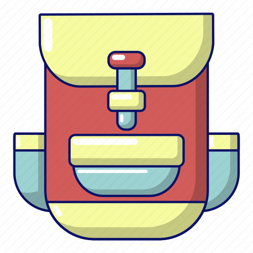 Adventure, backpack, bag, cartoon, education, haversack, object icon - Download on Iconfinder