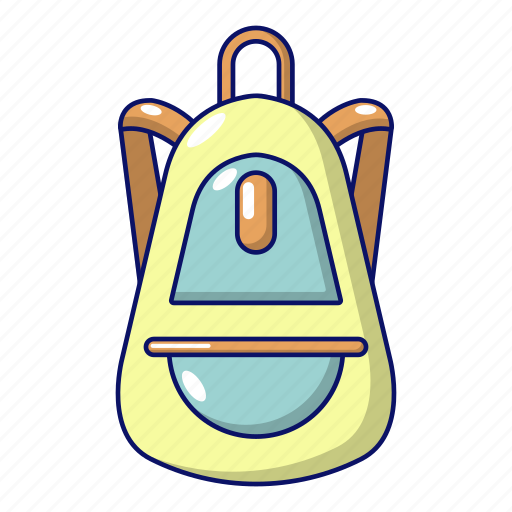 Adventure, backpack, bag, baggage, cartoon, haversack, object icon - Download on Iconfinder