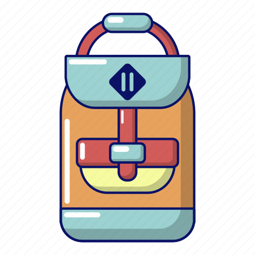 Adventure, backpack, bag, cartoon, haversack, object, schoolboy icon - Download on Iconfinder