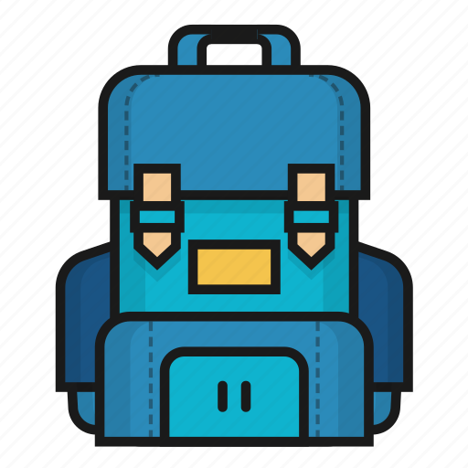 Bag, bagpack, college, cshool, study icon - Download on Iconfinder
