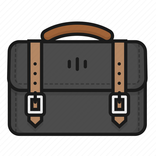 Bag, bagpack, business, leather, luggage, suitcase icon - Download on Iconfinder
