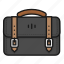 bag, bagpack, business, leather, luggage, suitcase 