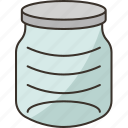 canister, jar, container, storage, lid