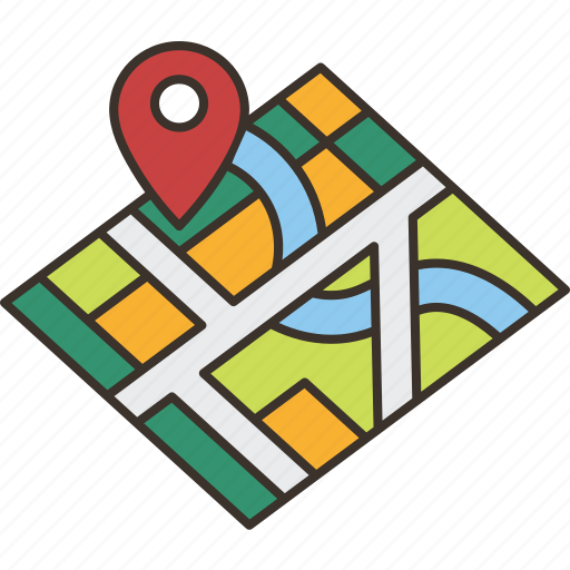 Map, navigation, address, location, guide icon - Download on Iconfinder