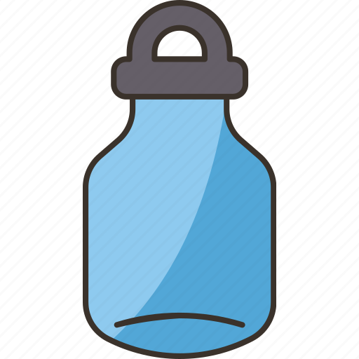 Water, bottle, drink, hydration, travel icon - Download on Iconfinder