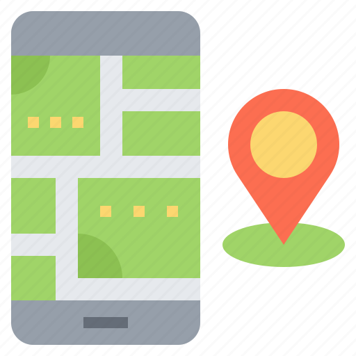 Gps, location, map, navigation, pin, smartphone icon - Download on Iconfinder