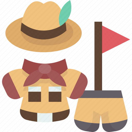 Outfit, clothes, camping, explorer, expedition icon - Download on Iconfinder