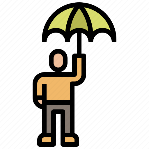 Camping, protection, rain, rainy, umbrella, umbrellas, weather icon - Download on Iconfinder
