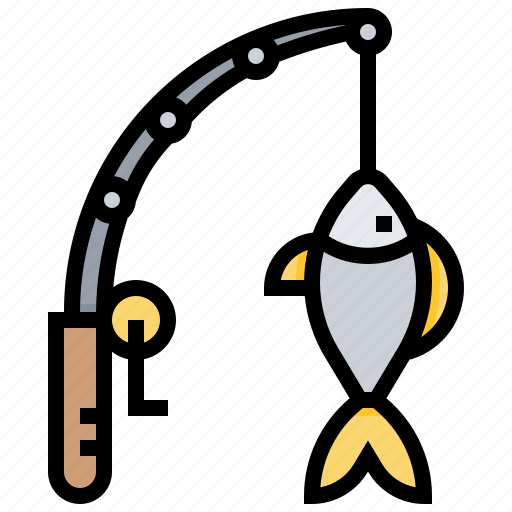 Fish, fishing, pole, rod icon - Download on Iconfinder