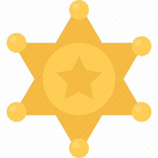 Badge, bandit, bandits, cowboy, sheriffs, wild west icon - Download on Iconfinder