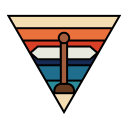 sign, post, badge, signpost, guidepost, direction post, direction, arrows