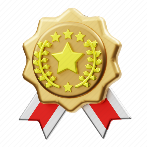 Medal, award, winner 3D illustration - Download on Iconfinder