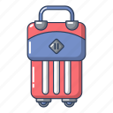 bag, baggage, cartoon, object, tourism, trip, vacation