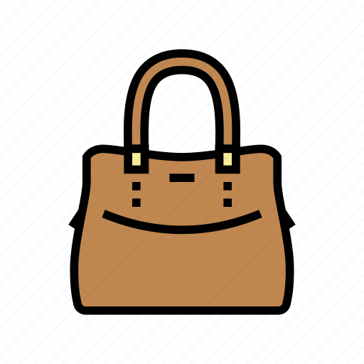 Leather, bag, woman, handbag, purse, fashion icon - Download on Iconfinder