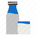 bottle, milk