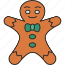 gingerbread, biscuit, sweet, christmas, decorative