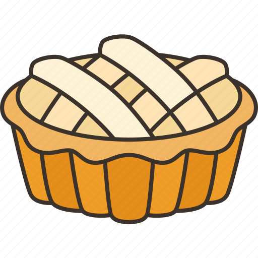 Pie, apple, bakery, crust, plate icon - Download on Iconfinder
