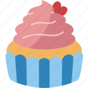 cupcake, confectionery, cream, snack, party