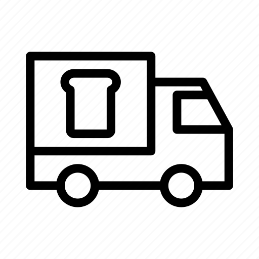 Bakery, bread, delivery, lorry, truck icon - Download on Iconfinder