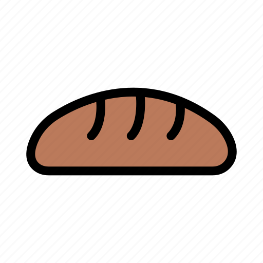Baguette, bakery, bread, bun, loaf icon - Download on Iconfinder