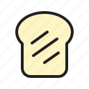 toast, bread, bakery, bake, food