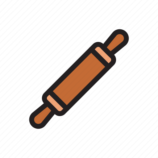 Rolling pin, cooking, bakery, baking, kitchen icon - Download on Iconfinder