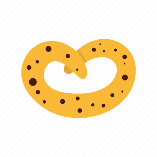 Eat, food, pretzel, salt, salty, snack, soft icon - Download on Iconfinder