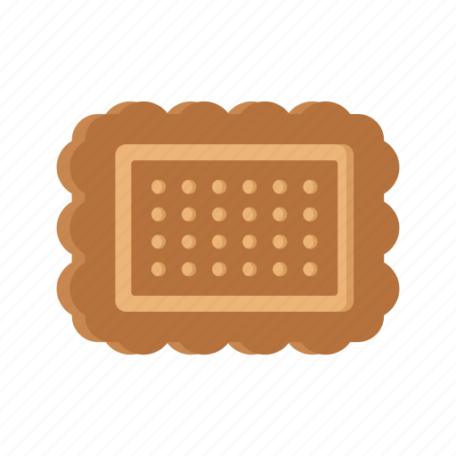 Biscuit, cookie, delicious, food, rectangular, snack, sweet icon - Download on Iconfinder