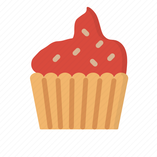Food, sweet, cake, cupcake, dessert, background, birthday icon - Download on Iconfinder