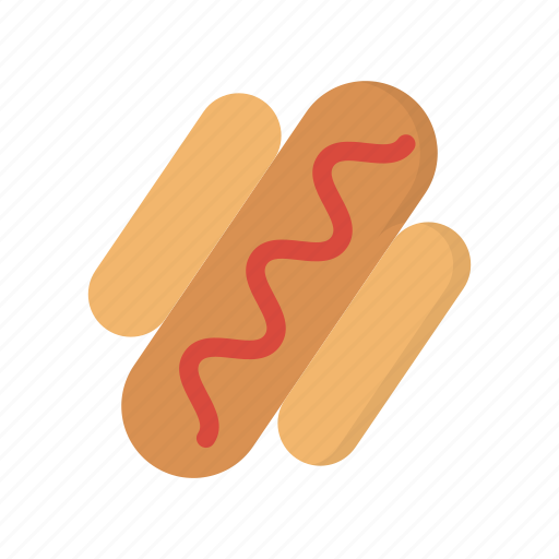 Sausage, food, hotdog, mustard, dog, hot, bread icon - Download on Iconfinder