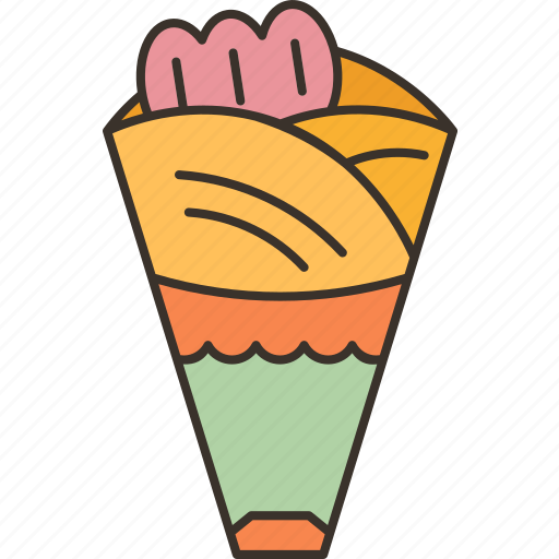 Crepe, dessert, pastry, gourmet, homemade icon - Download on Iconfinder