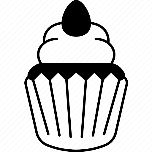 Cupcake, dessert, baked, confectionery, snack icon - Download on Iconfinder