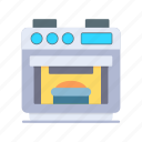 oven, kitchen, stove, food, bread