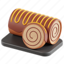 roll cake, bakery, food, sweet, pastry, delicious 