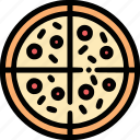 pizza, cheese, italian, restaurant, slice, food, fast food, eat, italian food, fast, meal