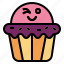 cupcake, dessert, muffin, sweet 