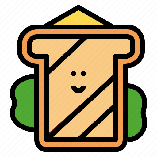 Bread, breakfast, lunch, sandwich icon - Download on Iconfinder