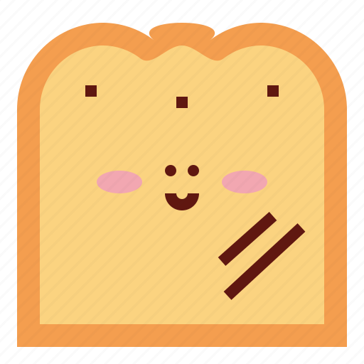 Bread, breakfast, food, slice icon - Download on Iconfinder