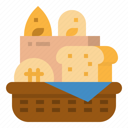 Bake, bakery, basket, breads, picnic icon - Download on Iconfinder
