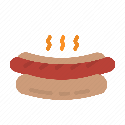 Bun, food, hotdog, junk, sausage icon - Download on Iconfinder