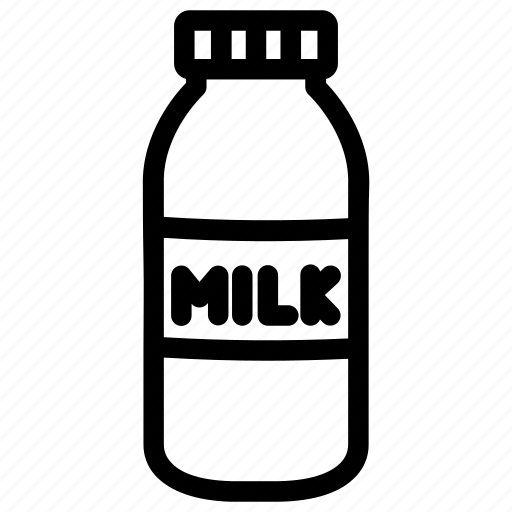 Bakery, drink, food, milk, milk bottle icon - Download on Iconfinder
