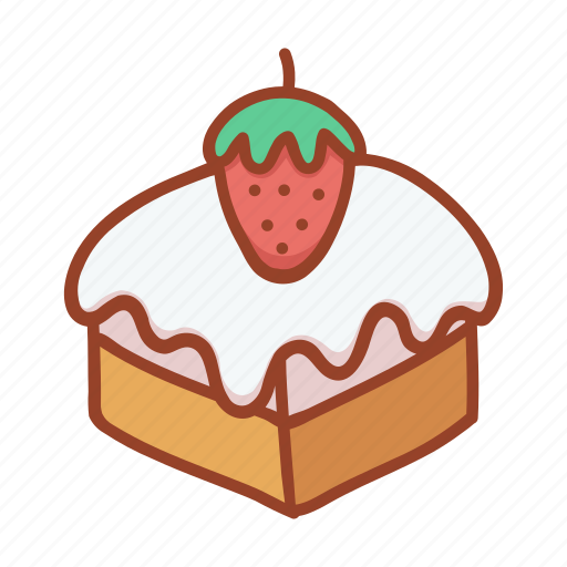 Bakery, cake, cream, food, strawberry, sweet, tasty icon - Download on Iconfinder