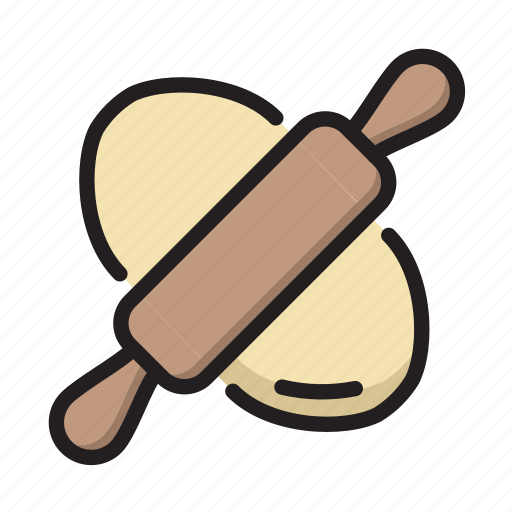 Bakery, kitchen, pin, rolling, rolling pin, utensil icon - Download on Iconfinder