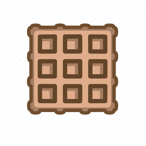 Cooking, dessert, food, kitchen, toothsome, waffle icon - Download on Iconfinder