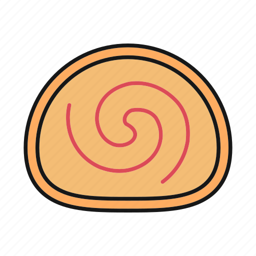 Bakery, cake, dessert, jelly roll, sponge cake, swiss roll icon - Download on Iconfinder