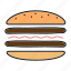 american, burger, cheeseburger, cooking, fast food, hamburger, sandwich 