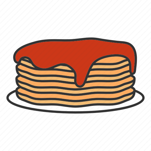 American, breakfast, food, griddle cakes, hotcakes, pancakes, syrup icon - Download on Iconfinder